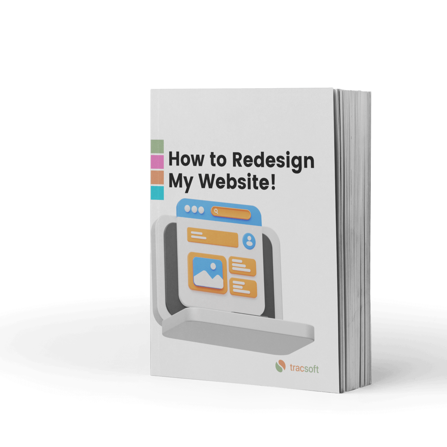 how to redesign your website ebook from tracsoft